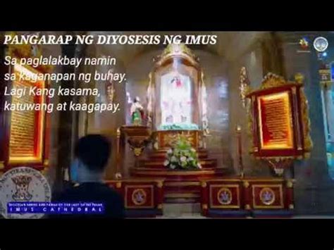 PANGARAP NG DIYOSESIS NG IMUS (B.Alejo) .